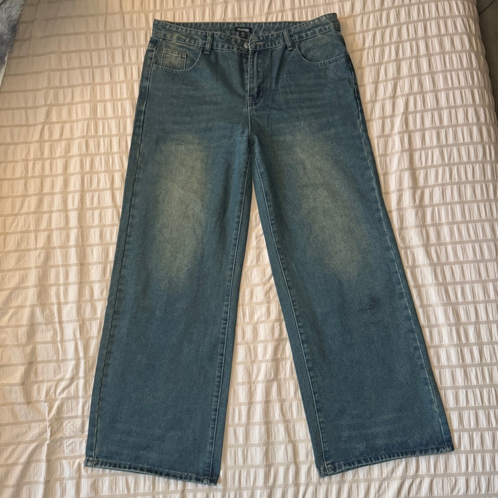 Boohoo Women’s Wide Leg Jeans